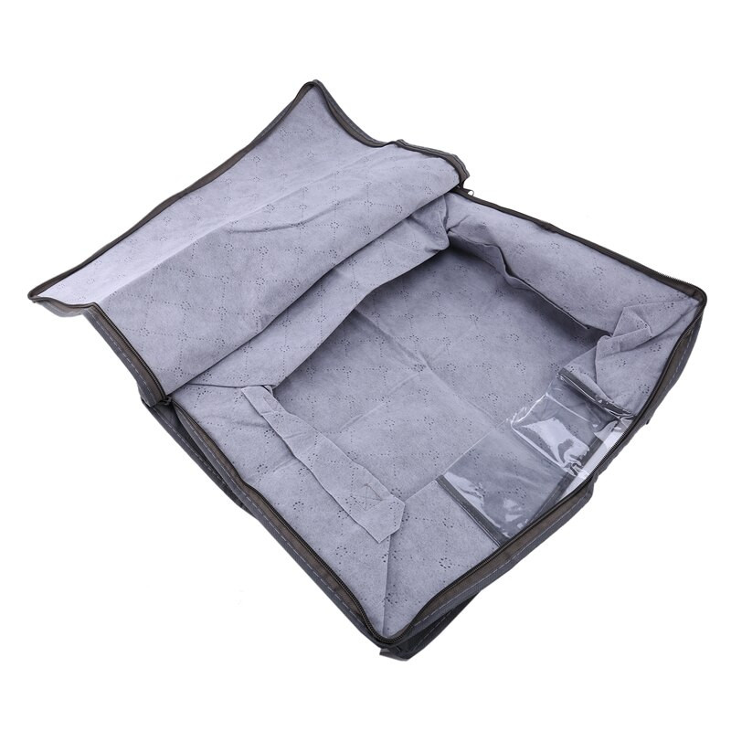 Promocija! Vreća za pohranu od 3 kom. Vreća za poplun. Kutija za pohranu od netkanog materijala s ručkama, sklopiva, zatvorena, otporna na vlagu, bo