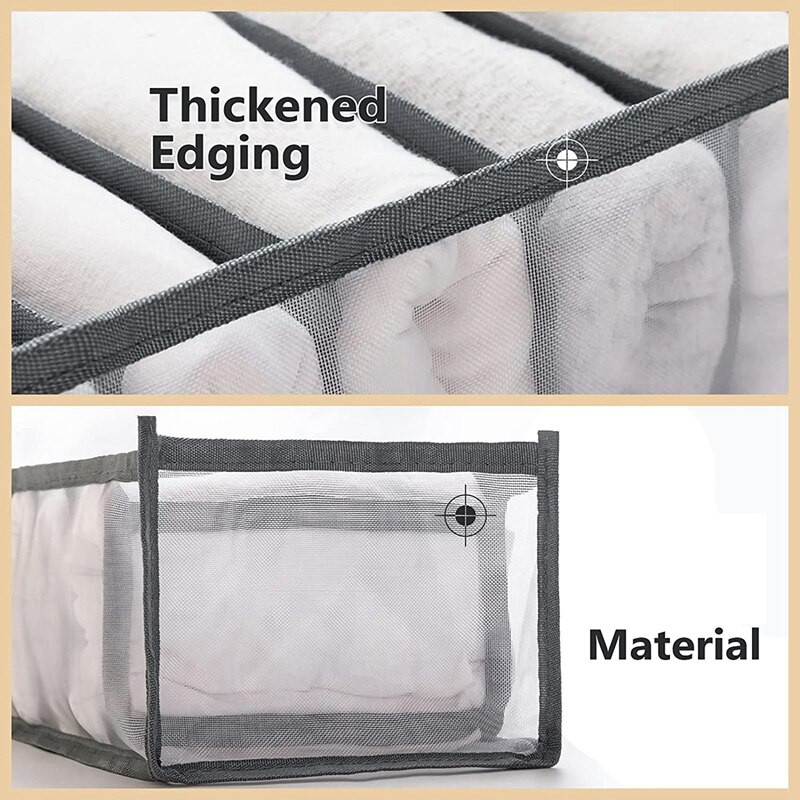 Organizator za odjeću u ormaru od 2 komada, organizator za odjeću koji se može prati za složenu odjeću, mrežasti organizator za odlaganje odjeće