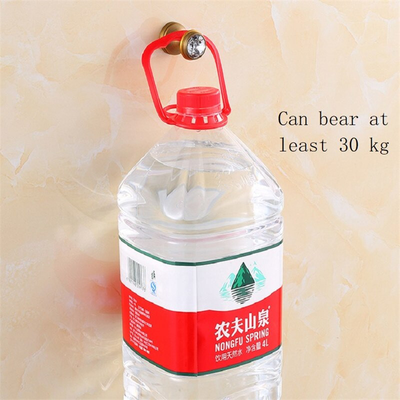 Crystal Hook Antikvariniai chromo spalvos sieniniai drabužiai Kabykla Audiniai Paltų laikikliai Rankšluosčiai Šepečiai Pakabos Vonios Virtuvės Priedai