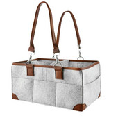 Baba pelenka Caddy szervező hordozható tároló kosár nélkülözhetetlen táska óvodai pelenkázó asztalhoz és autóhoz, alkalmas pelenkák tárolására Bo