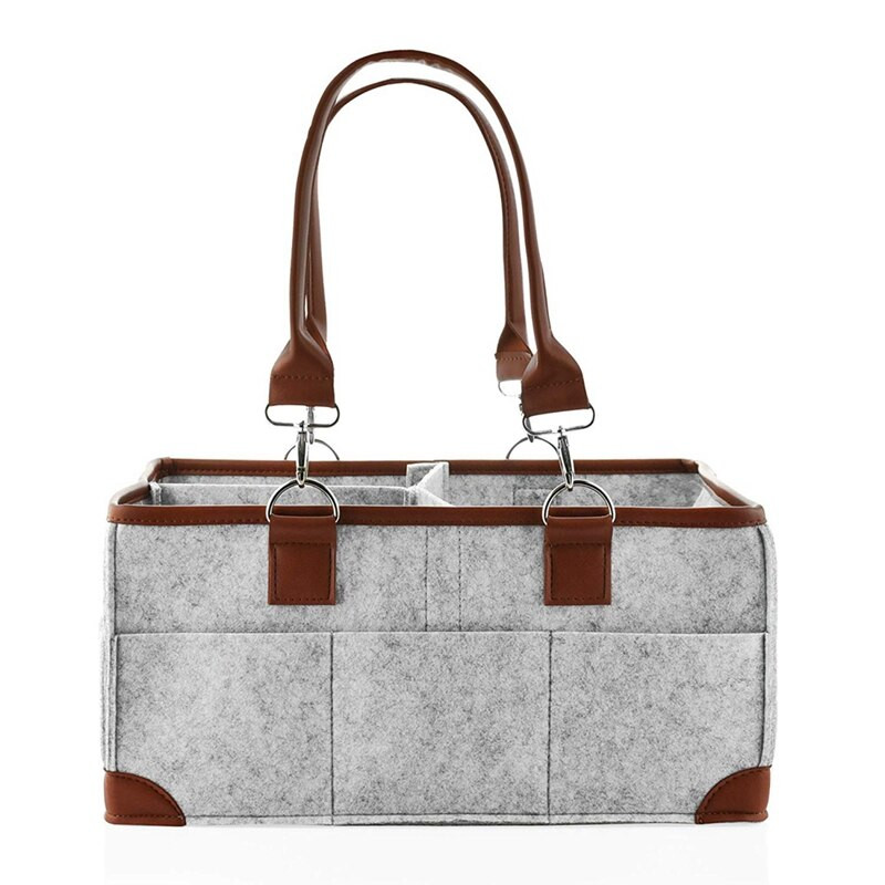 Organizator pentru scutece pentru copii, coș portabil de depozitare, geantă esențială pentru masă de înfășat și mașină bună pentru depozitarea scutecelor Bo