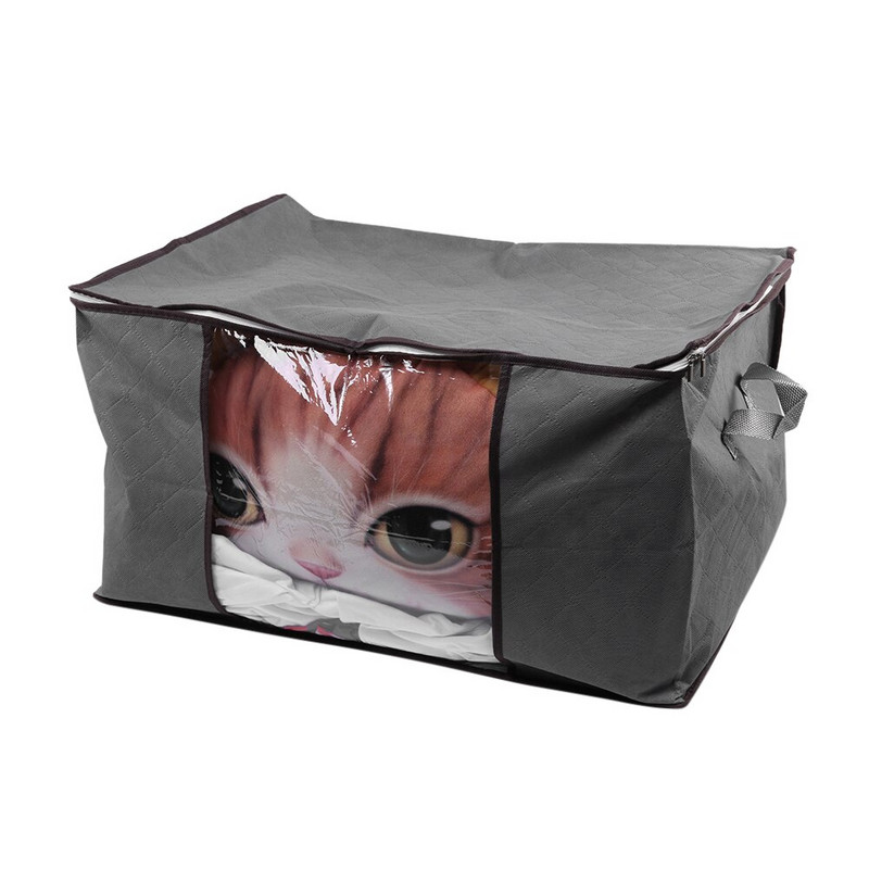 Netkana kutija za pohranu odjeće Otporna na prašinu Vodootporna kutija za organizatore džempera Uštedite prostor Organizator za poplune Veliki kapacitet za ormarić