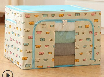 Oxfordi riidest hoiukarp kokkupandav määrdunud riiete läbipaistev kogumiskarp niiskuskindel tõmblukuga tekihoiukott