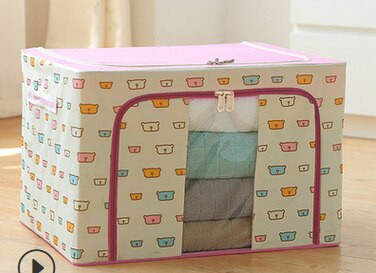 Oxfordi riidest hoiukarp kokkupandav määrdunud riiete läbipaistev kogumiskarp niiskuskindel tõmblukuga tekihoiukott