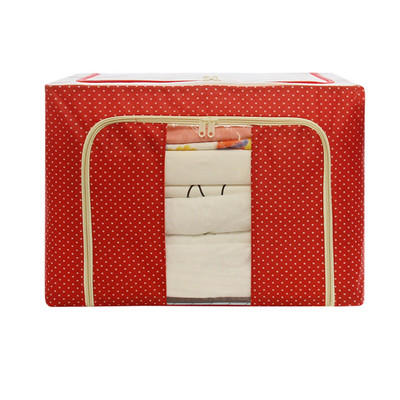 Oxfordi riidest hoiukarp kokkupandav määrdunud riiete läbipaistev kogumiskarp niiskuskindel tõmblukuga tekihoiukott