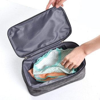 Голям капацитет Пътна чанта за съхранение Кутия за дамски сутиен Бельо Чорапи Козметика Гардероб Гардероб Органайзер за дрехи Калъф за аксесоари