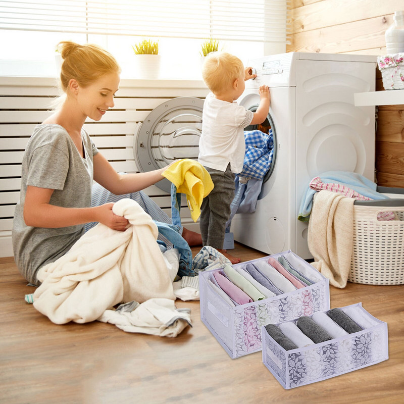 Ladica Kutija za pohranu Mrežasta kutija za vreću za odjeću Pretinac za hlače Posude za pohranu za organiziranje kutija za pohranu odjeće s poklopcem