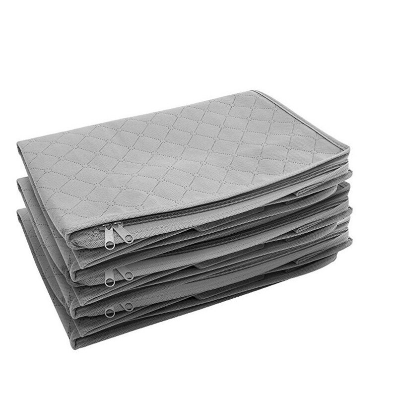 Pătură pilota Cutie de haine Genți Cutie de depozitare pliabilă rezistentă la umiditate Cu fermoar lavabil Dulap de uz casnic Organizator de dulap