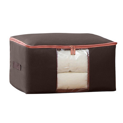 1db Nagy kapacitású ablakmosható háztartási Oxford szövet paplan tároló táska vízálló konténer ruha zoknitartó