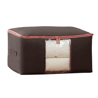 1db Nagy kapacitású ablakmosható háztartási Oxford szövet paplan tároló táska vízálló konténer ruha zoknitartó