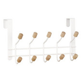 Ajtó feletti fogas, akasztók hálószobákhoz/fürdőszobákhoz, erős fém ajtó feletti kabátakasztók kabát kalaphoz Törülközőköpeny Öv