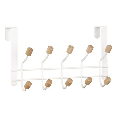 Ajtó feletti fogas, akasztók hálószobákhoz/fürdőszobákhoz, erős fém ajtó feletti kabátakasztók kabát kalaphoz Törülközőköpeny Öv