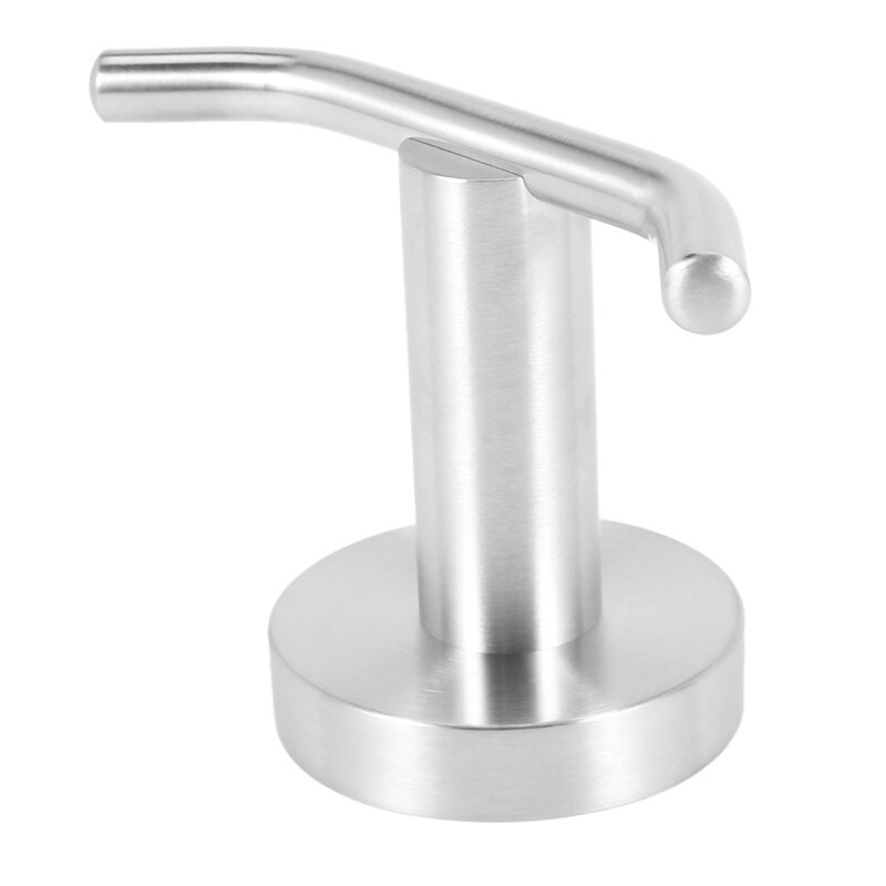 Dvigubas chalato kabliukas, 304 nerūdijančio plieno kabliukai ir rankšluosčių kabliukai, montuojami prie vonios sienos, šlifuotas nikelis