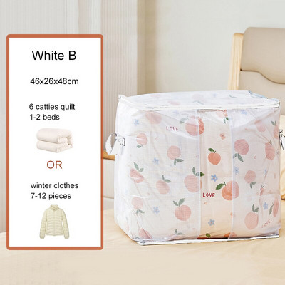 Geantă de depozitare pliabilă Pătură de haine Cuvertură Dulap pentru pulovere Cutii de organizare cu plapumă impermeabilă Dulap Sortare pungi rezistente la umezeală