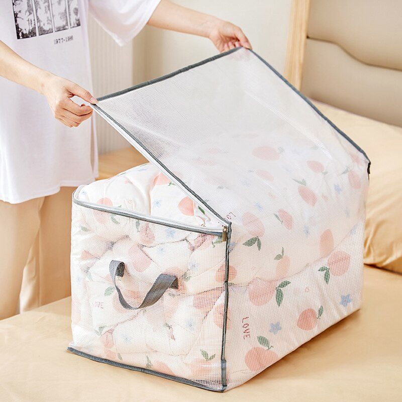 Geantă de depozitare pliabilă Pătură de haine Cuvertură Dulap pentru pulovere Cutii de organizare cu plapumă impermeabilă Dulap Sortare pungi rezistente la umezeală