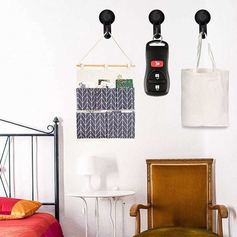 Pachet de 4 cârlige pentru ventuză cu vid, cârlige puternice pentru prosoape cu ventuză pentru fereastră, baie, bucătărie, baie, duș