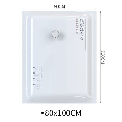 1-5 KOM Podebljana vakumska vrećica za pohranu za platnene komprimirane vrećice Pokrivač za višekratnu upotrebu Odjeća Organizator za poplun Putovanje