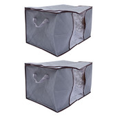 2tk Koduriiete hoiustamisorganid Kokkupandavad riidest tekkide hoiukonteinerid