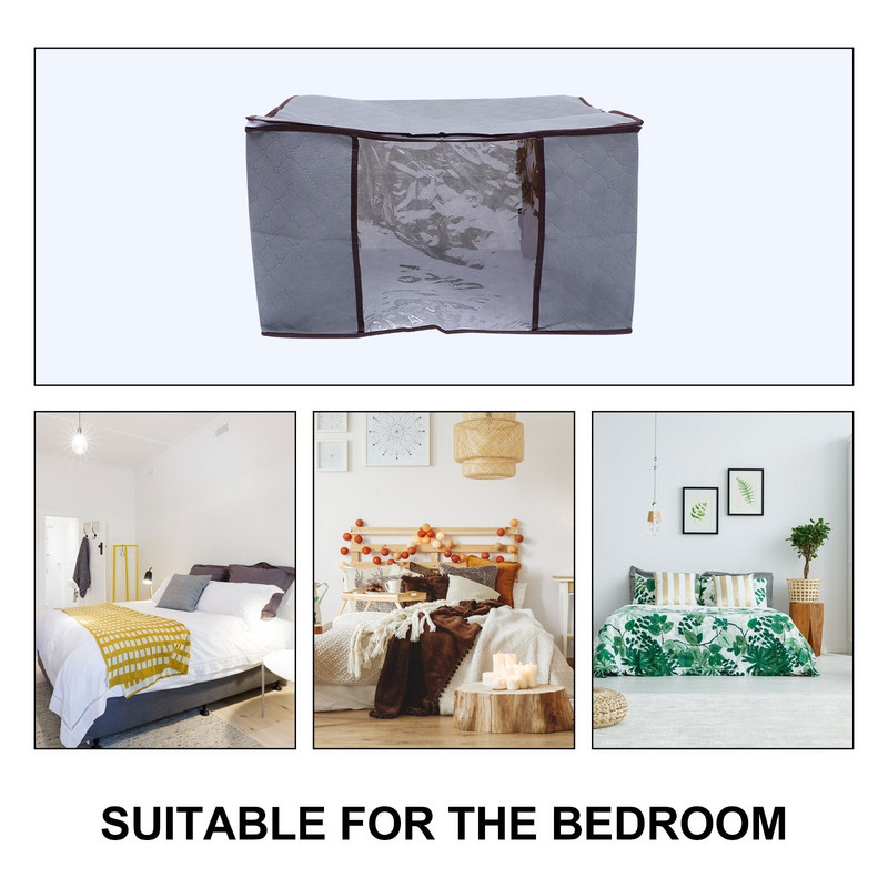 2tk Koduriiete hoiustamisorganid Kokkupandavad riidest tekkide hoiukonteinerid