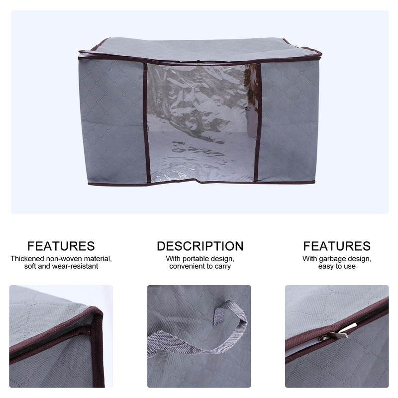 2tk Koduriiete hoiustamisorganid Kokkupandavad riidest tekkide hoiukonteinerid