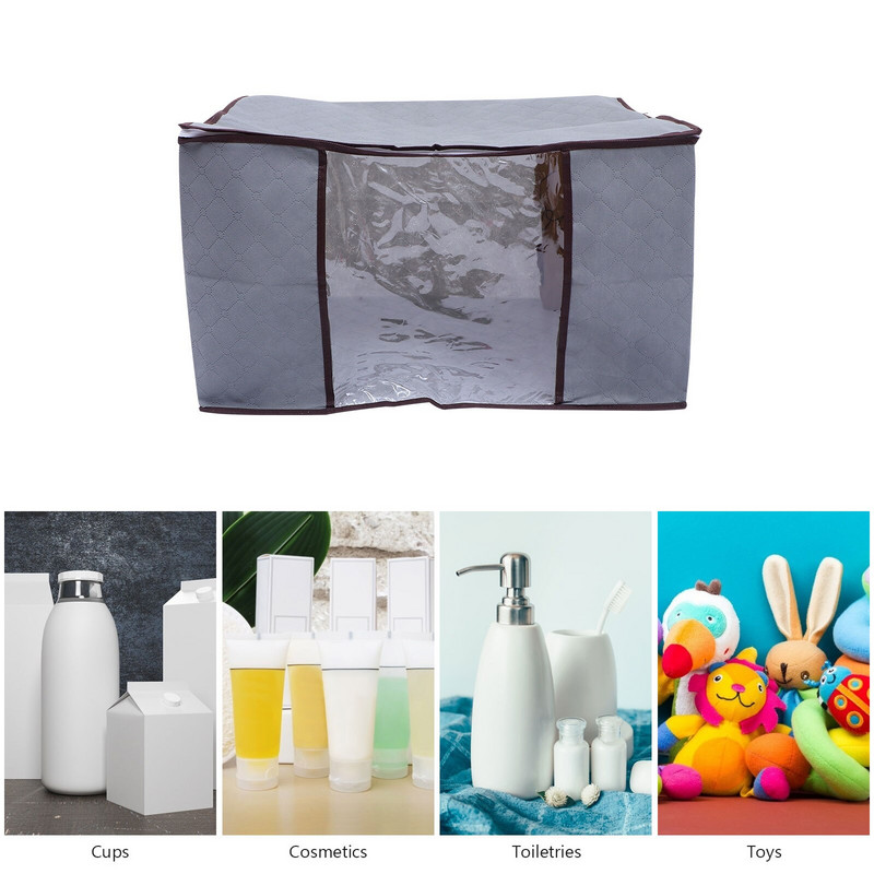 2tk Koduriiete hoiustamisorganid Kokkupandavad riidest tekkide hoiukonteinerid