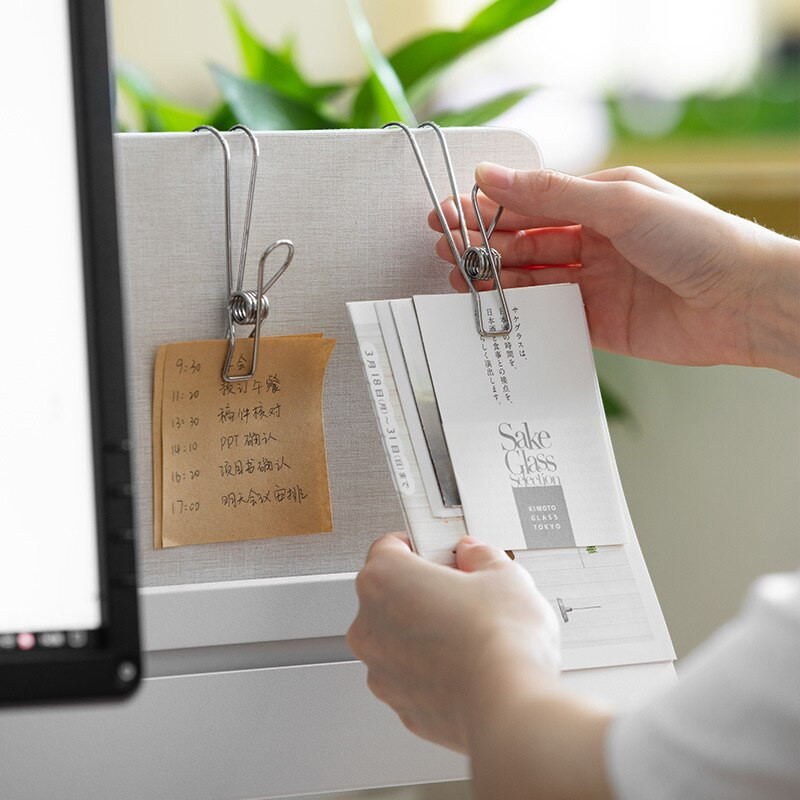 4-24 304-es csomag rozsdamentes acél fém hosszú farokkapcsok akasztókkal ruhatűk akasztós univerzális kapcsok konyhába, fürdőszobába, irodába