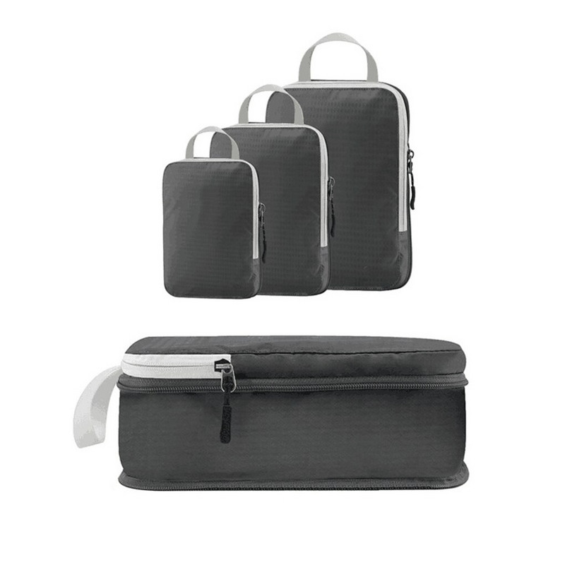 3 db-os csomag vízálló nylon utazó poggyásztároló táska ruhák kozmetikumok szervező bőrönd túrákhoz