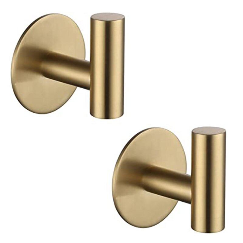 2 buc. Cârlig adeziv Suport cârlig pentru halat de baie din oțel inoxidabil Cârlig rezistent pentru baie, bucătărie, camera de zi, hotel