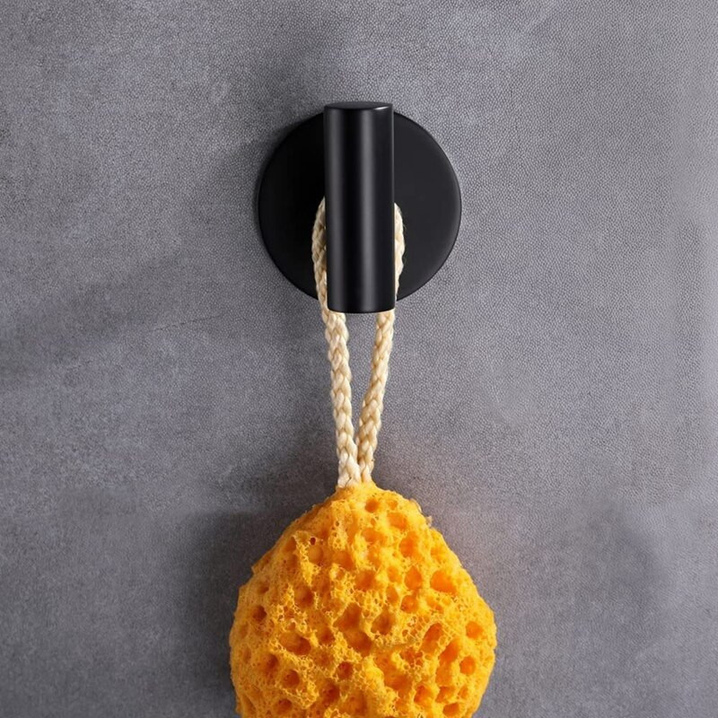 2 buc. Cârlig adeziv Suport cârlig pentru halat de baie din oțel inoxidabil Cârlig rezistent pentru baie, bucătărie, camera de zi, hotel