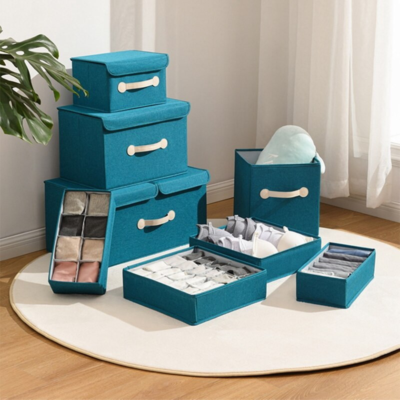 Cutii de depozitare Organizatoare pentru sertare Separatoare pliabile pentru dulap pentru sutiene Despărțitor pentru sertar Sosete pliabile Organizator cravată