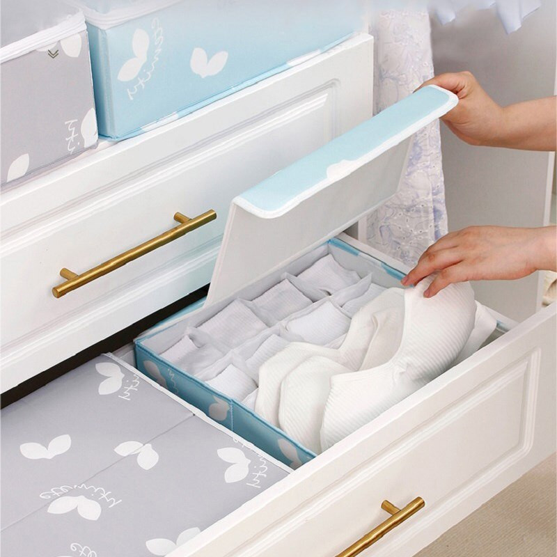 Apatinių drabužių laikymo dėžė Miegamojo spintelė Apatinių drabužių stalčių laikiklis Sulankstomas drabužių spinta kojinių liemenėlės skirstytuvas Dėžutės spintos tvarkyklės