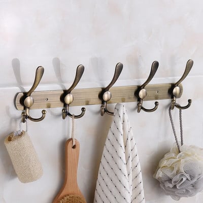 5 cârlige din oțel inoxidabil Suport pentru cârlig pentru baie, pentru prosoape, haine, suport pentru pălărie, hol, dormitor, suport de depozitare pentru bucătărie