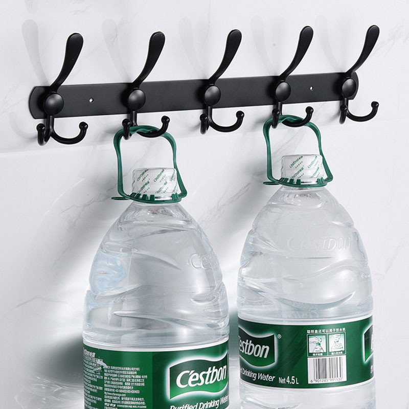 5 cârlige din oțel inoxidabil Suport pentru cârlig pentru baie, pentru prosoape, haine, suport pentru pălărie, hol, dormitor, suport de depozitare pentru bucătărie