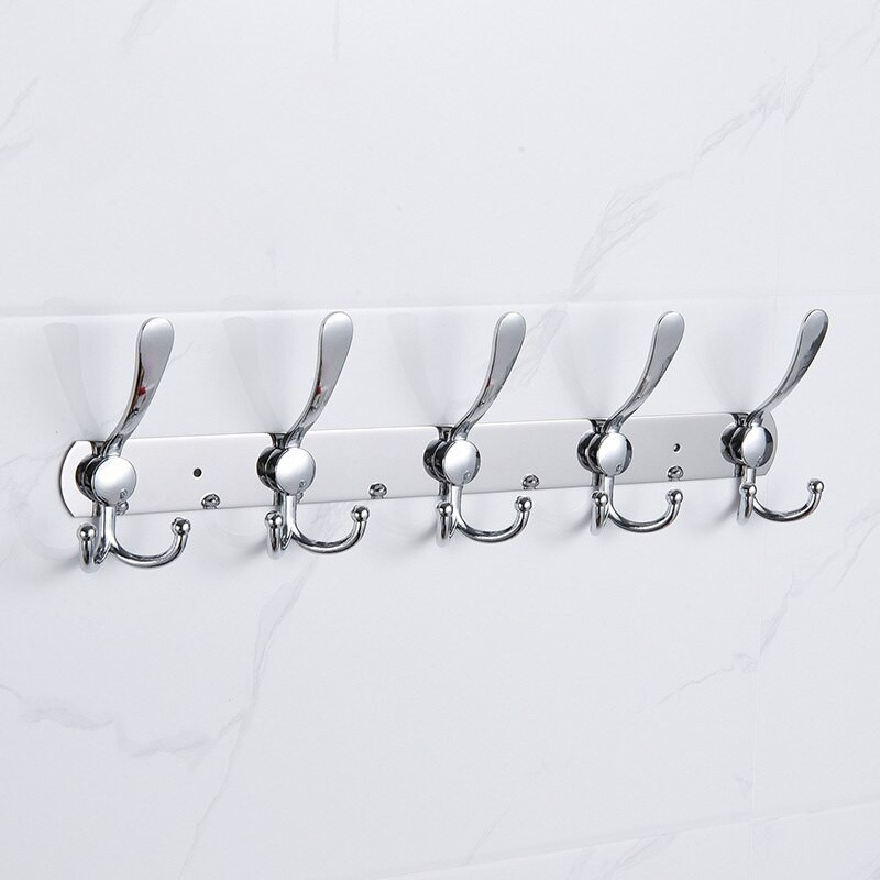 5 cârlige din oțel inoxidabil Suport pentru cârlig pentru baie, pentru prosoape, haine, suport pentru pălărie, hol, dormitor, suport de depozitare pentru bucătărie