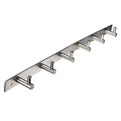 3-7 kabliukai nerūdijančio plieno kablys Vonios rankšluosčių kablys Svetainės durys Galinės rūbų kabliukas Paprastas juodas laikymo kabliukas, skirtas sutaupyti vietos