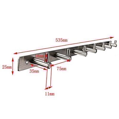 3-7 kabliukai nerūdijančio plieno kablys Vonios rankšluosčių kablys Svetainės durys Galinės rūbų kabliukas Paprastas juodas laikymo kabliukas, skirtas sutaupyti vietos