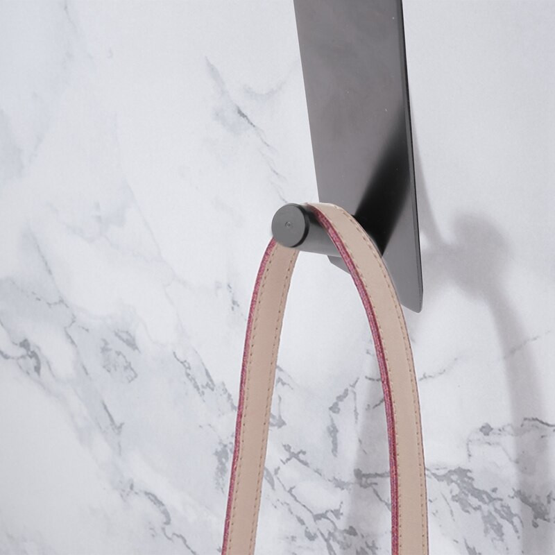 Zuhanyajtó kampók az ajtó felett Fürdőszoba keret nélküli üveg zuhanyajtóhoz, Törülközőkampók, 2 csomag, fekete