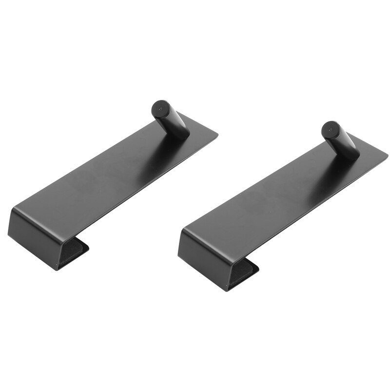 Zuhanyajtó kampók az ajtó felett Fürdőszoba keret nélküli üveg zuhanyajtóhoz, Törülközőkampók, 2 csomag, fekete