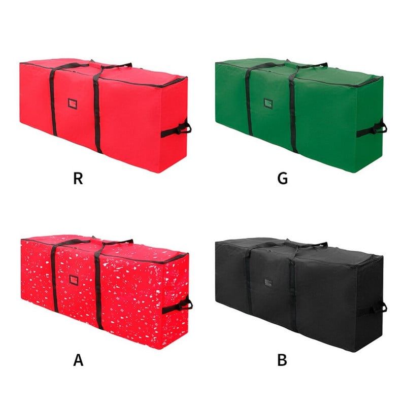 Didelės talpos, didelio našumo sandėliavimo konteineriai Kalėdų šventinės eglutės laikymo krepšys su užtrauktuku Kalėdų eglutės laikymo krepšys ypač didelis