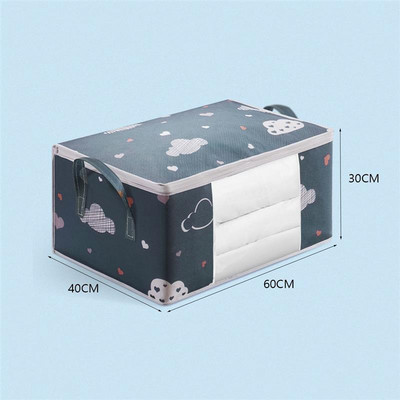 ÚJ Összehajtható tárolótáska Ruhák Takaró Paplan Szekrény Pulóver Szervező Doboztasakok Divat akció Ruhaszekrény Rendező