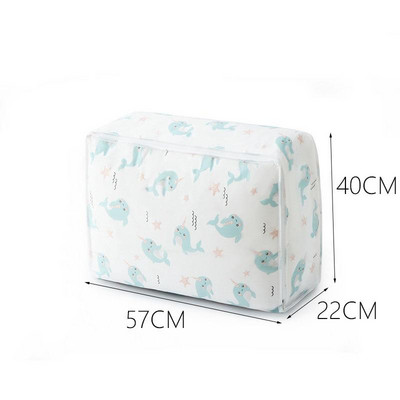 ÚJ Összehajtható tárolótáska Ruhák Takaró Paplan Szekrény Pulóver Szervező Doboztasakok Divat akció Ruhaszekrény Rendező