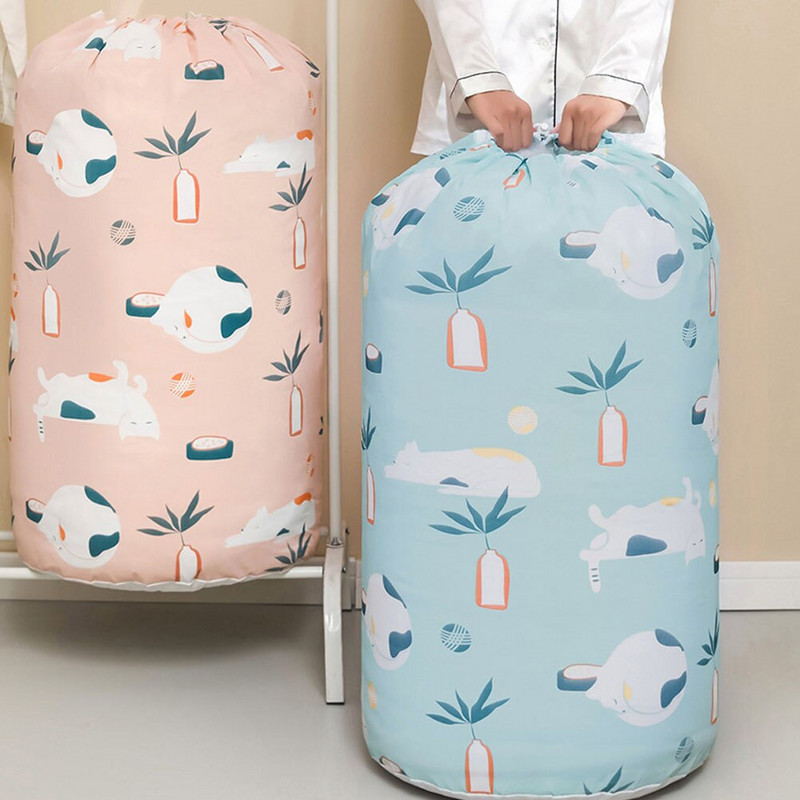 1 komad Ins tiskane torbe za poplun Veliki organizator za prašinu za završnu obradu popluna Vreća za pakiranje igračaka za kućnu posteljinu Organizator za pohranu predmeta