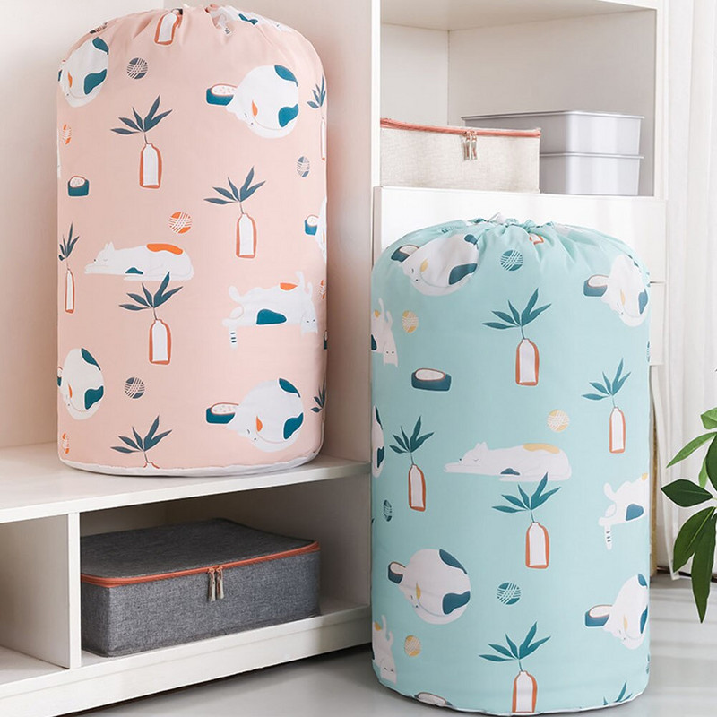 1 komad Ins tiskane torbe za poplun Veliki organizator za prašinu za završnu obradu popluna Vreća za pakiranje igračaka za kućnu posteljinu Organizator za pohranu predmeta