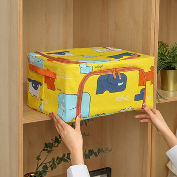 Сладка платнена кутия за съхранение Сгъваема чанта за дрехи Одеяло за пране Възглавница Шкаф за съхранение на играчки Къща за домашни любимци Кутия за инструменти Органайзер за багажник на кола