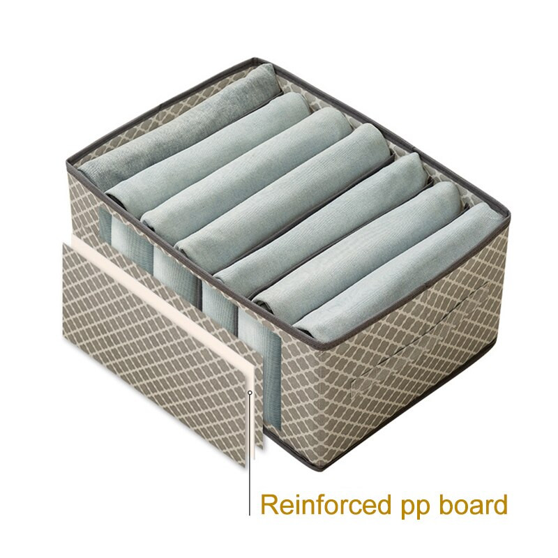 Szekrényrendező fehérneműhöz zoknihoz Otthoni szekrény elválasztó tárolódoboz Tároló nem szőtt ruhákhoz Összehajtható fiókos rendszer