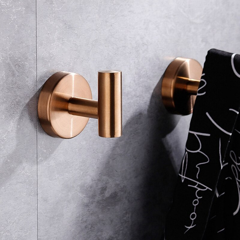 2 db fürdőszobai horog rozsdamentes acél kampó nagy teherbírású kampó fürdőszoba konyhához nappali szoba kabát horog