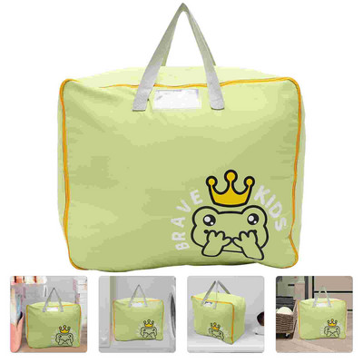 Vreća za pohranu Poplun Spremnik za posteljinu Deka Organizator Torbe za odjeću Veliki ormar od tkanine Kapacitet krpe Ručke Košare za džempere