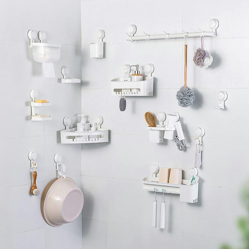 Praktikus vákuumos szívókorong horgok háztartási akasztó kampó nagy terhelésű otthoni fali akasztók fürdőszobai rendszerező