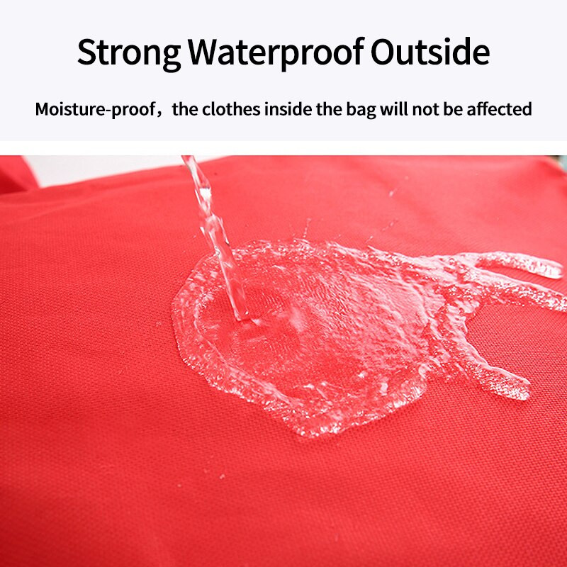 Nagy paplan tároló táska Vízálló ruhák Takaró Paplan Paplan Rendező Szekrény Ágynemű táskák Fogantyúkkal 40/105/125/150 L