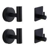 4 bucăți cârlig pentru prosoape, cârlig pentru halat, umeraș rezistent la ușă dulap haine cârlig dulap pentru baie bucătărie garaj